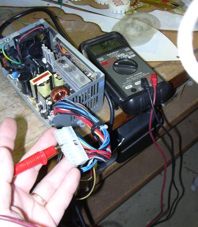 Checking the ATX standby 5v
