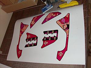 Plastics all printed - Gottlieb Airport Pinball Machine 