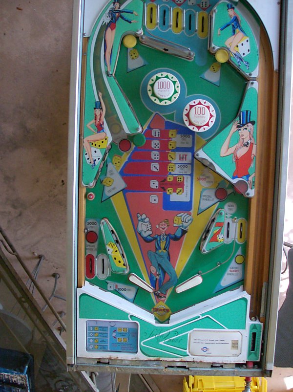 Inder Seven Winner Pinball Playfield