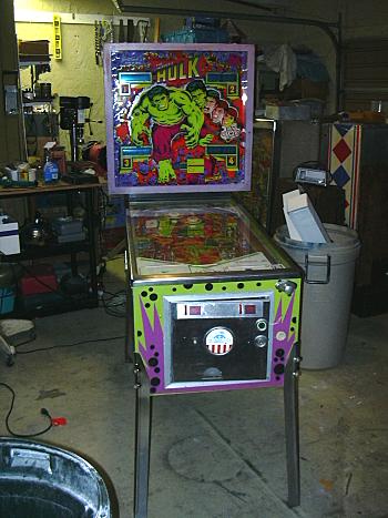 Gottlieb Incredible Hulk Pinball - Project Photos