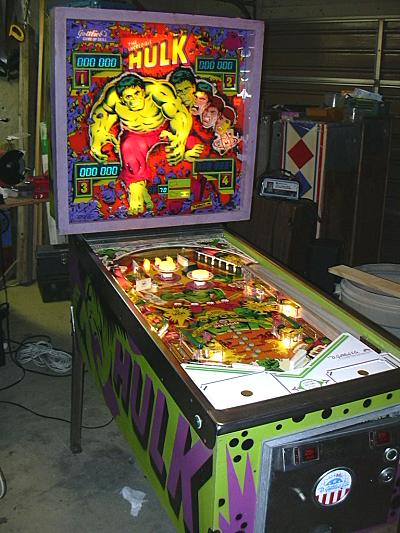 Hulk pinball to date