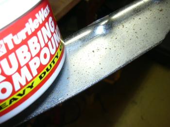 Rusted Pinball Legs - Rubbing Compound