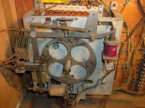 pinball backbox stepper