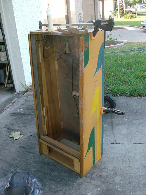 pinball cabinet repair